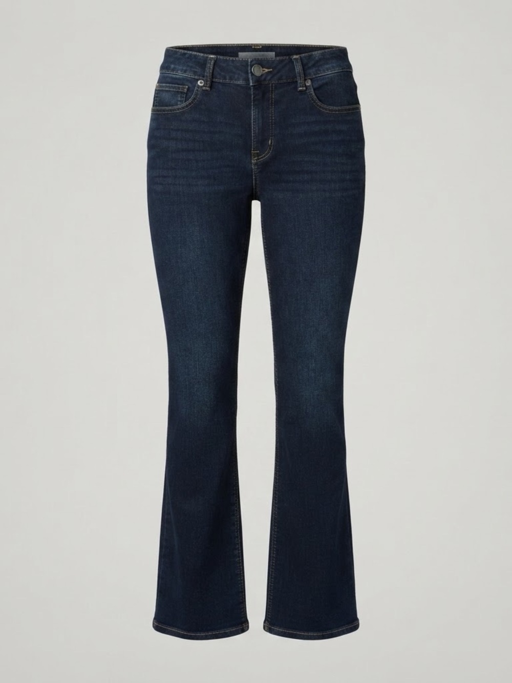 Maurices M Jeans Classic Womens 12 Short Bootcut Dark Wash Stretch Denim